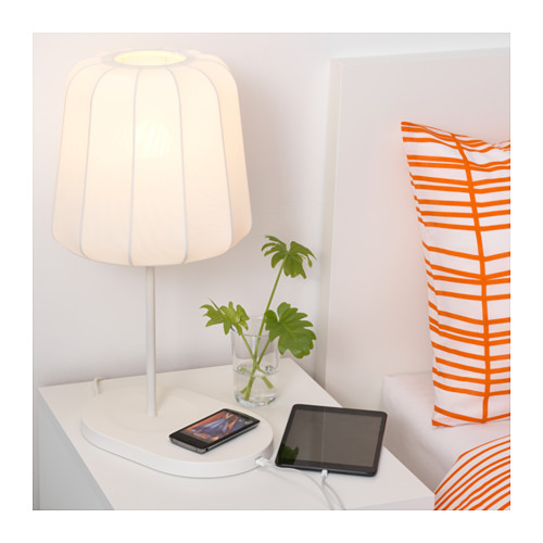 VARV Table lamp with wireless charging IKEA