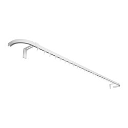 IKEA VIDGA single track end closing set Makes it possible for curtains to go around corners.