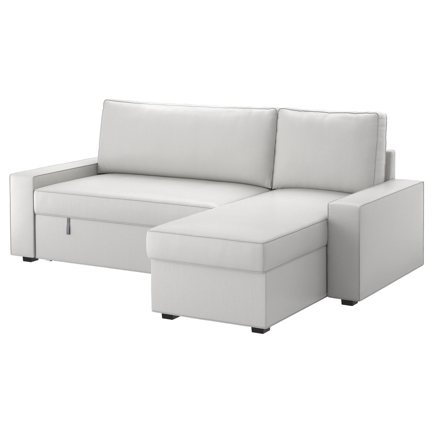 VILASUND Sofa Bed With Chaise Longue Ramna Light Grey IKEA VILASUND Sofa Bed With Chaise Longue Ramna Light Grey IKEA