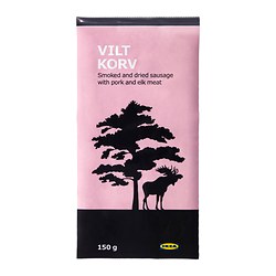 IKEA VILT KORV smoked & dried elk sausage