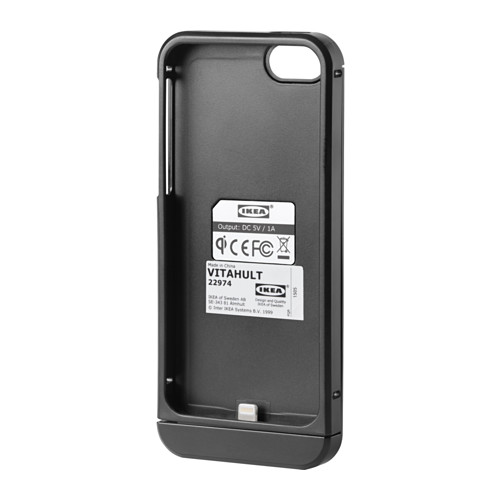 IKEA VITAHULT wireless charging cover i5/5S Slim design; easy to place in small spaces.