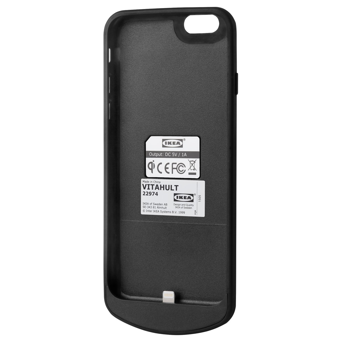 IKEA VITAHULT wireless charging cover i6 Slim design; easy to place in small spaces.