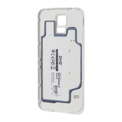 IKEA VITAHULT wireless charging cover S5 Slim design; easy to place in small spaces.