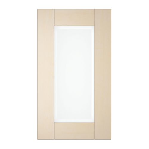 ÄDEL Üvegajtó IKEA Tömör nyírfa keret; tartós, kemény felület.  Az ajtó jobbra és balra nyílóan is felszerelhető. 