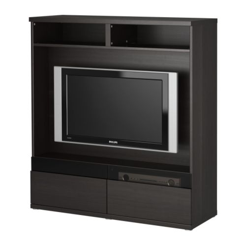 BESTÅ BOÅS TV tárolóelem IKEA A fiókok részben edzett üvegből vannak; a távirányító működik az üvegen keresztül. 