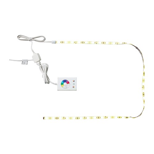 DIODER LED világítószalag, rugalmas IKEA LED-ekkel; kb. 