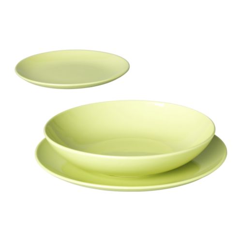 FÄRGRIK 18db-os étkészlet IKEA