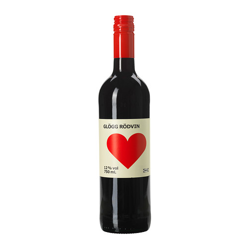 GLÖGG RÖDVIN Forralt vörösbor, 12% IKEA A "Glögg" fűszeres, forralt bor. 