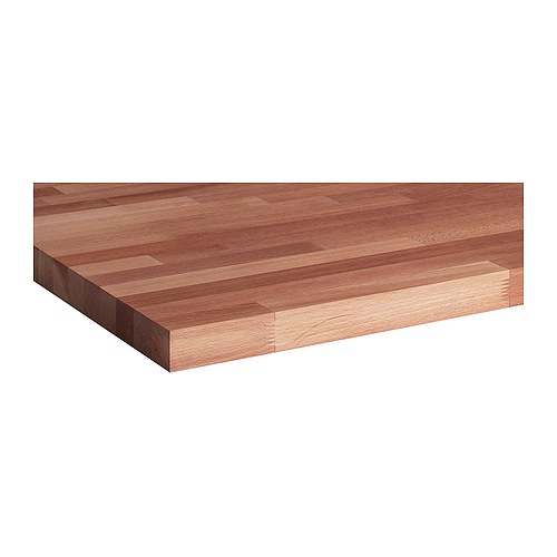 LAGAN Munkalap IKEA Tömör fa; vágható és a felülete igény szerint kezelhető. 
