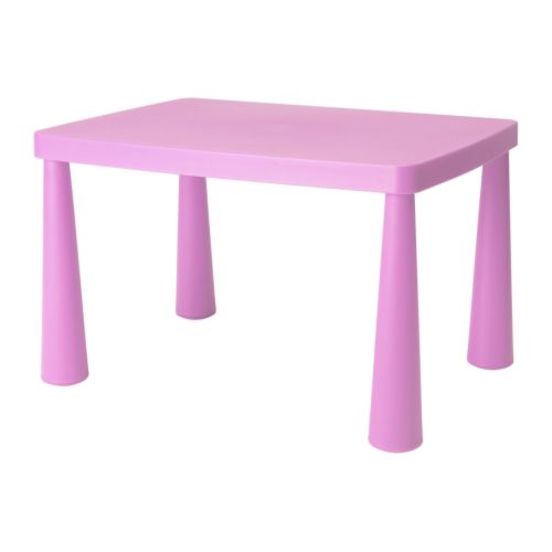 MAMMUT Gyerek asztal IKEA Műanyag, tartós és könnyen tisztítható. 