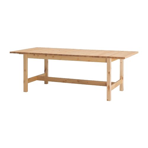 NORDEN Meghosszabbítható asztal IKEA Meghosszabbítható asztal, 1 extra lehajtható lappal, 8-10 fő részére; igény szerint állítható asztalméret. 