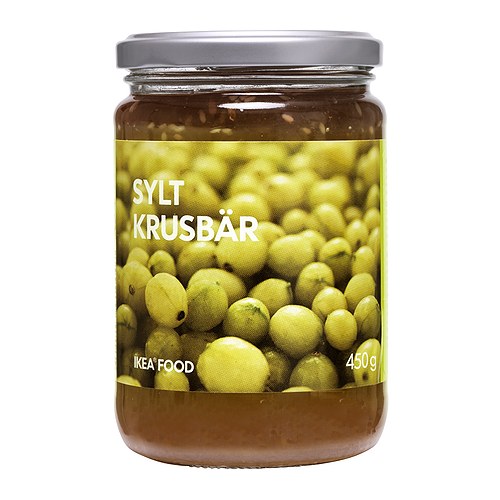 SYLT KRUSBÄR Egres jam IKEA Az egresnek nagy, zamatos gyümölcse van.   Kétszersülttel, pirítóssal, palacsintához, jégkrémhez, joghurthoz kíváló. 
