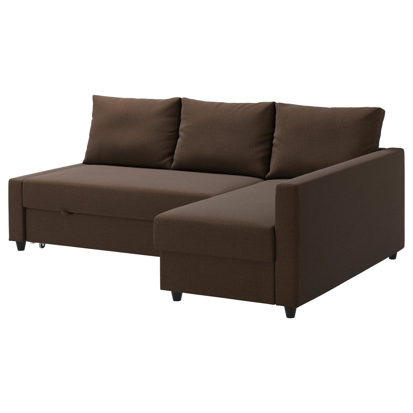 FRIHETEN Corner Sofa Bed With Storage Skiftebo Brown IKEA