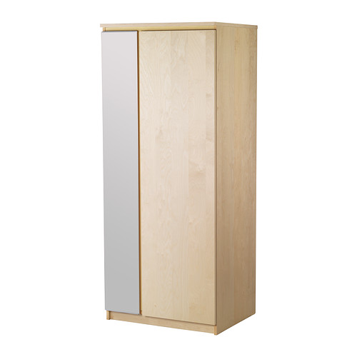 RANSBY Wardrobe birch veneer IKEA