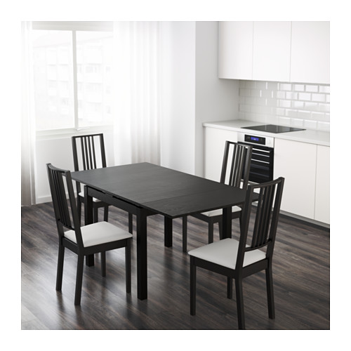 tavolo allungabile bjursta ikea nero