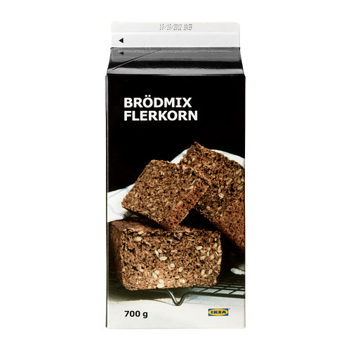BRÖDMIX FLERKORN Preparato per pane ai multicereali IKEA Preparato per pane ai multicereali: basta aggiungere l'acqua. 