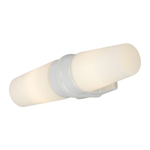 BROMÖLLA Lampada da parete doppia IKEA Luce diffusa, per un'illuminazione generale.  Vetro soffiato a bocca: ogni lampada è unica. 