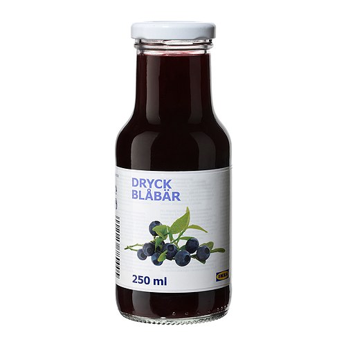 DRYCK BLÅBÄR Bevanda ai mirtilli IKEA Questa bevanda pronta al mirtillo è perfetta per colazioni, picnic, pranzi al sacco e spuntini. 