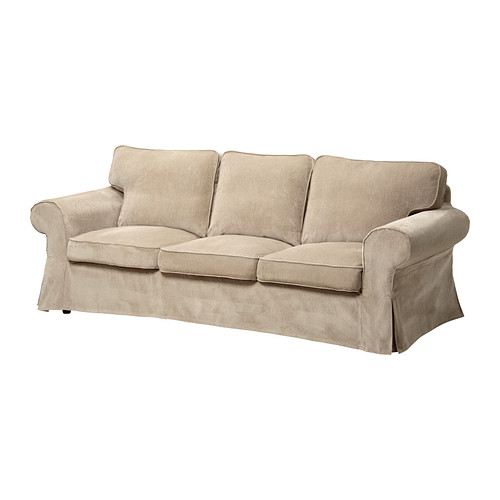 EKTORP Divano a 3 posti IKEA Facile da pulire: rivestimento asportabile e lavabile a secco. 