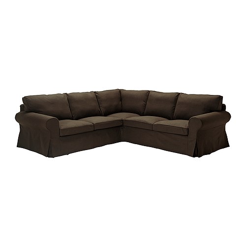 EKTORP Fodera per divano angolare 2+2 IKEA Facile da pulire: rivestimento asportabile e lavabile a secco. 