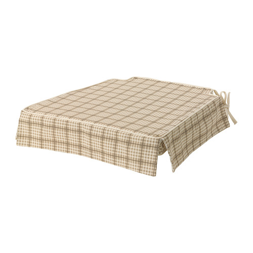 ELSEBET Cuscino per sedia IKEA I legacci tengono fermo il cuscino per sedia.  Double-face. 