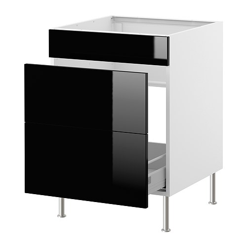 FAKTUM Mobile lavello/raccolta differ. IKEA Cassetti a estrazione totale: facilitano l'accesso al contenuto. 