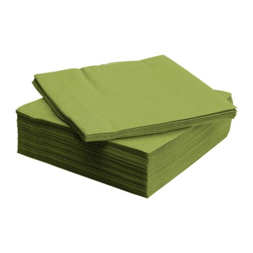 FANTASTISK Tovagliolo di carta IKEA I tovaglioli hanno una buona capacità di assorbimento perché sono costituiti da tre strati di carta. 
