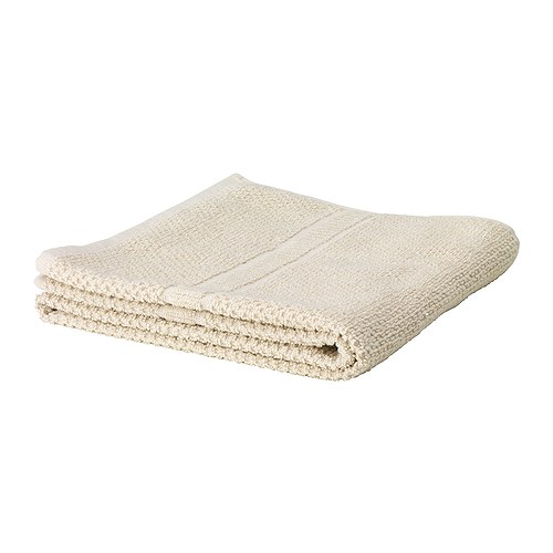 FRÄJEN Asciugamano IKEA Un asciugamano di spugna di medio spessore, morbido e molto assorbente (peso g 500/m²). 