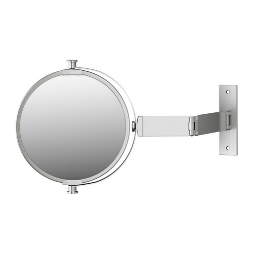 GRUNDTAL Specchio IKEA Un lato con specchio per ingrandire.  Resiste all'acqua: utilizzabile negli ambienti molto umidi. 