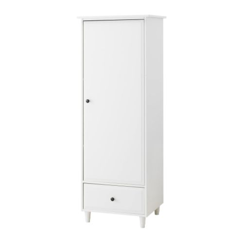 HEMNES Guardaroba IKEA Adatto a grucce grandi.  Cassetto con fermacassetti. 