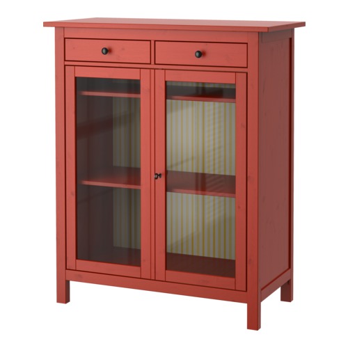 HEMNES Mobile IKEA Legno massiccio: un materiale naturale resistente.  Entrambi i ripiani sono regolabili in quattro posizioni. 
