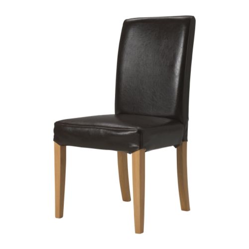 HENRIKSDAL Sedia IKEA Pelle Bycast resistente, con finitura protettiva: facile da pulire con un panno umido. 