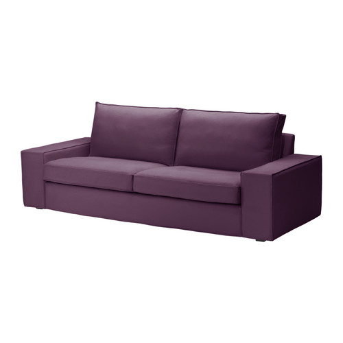 KIVIK Fodera per divano a 3 posti IKEA Facile da pulire: rivestimento asportabile e lavabile in lavatrice. 