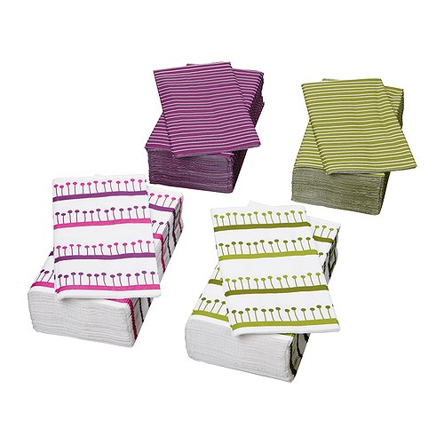 LÄGLIG Tovagliolo di carta IKEA I tovaglioli hanno una buona capacità di assorbimento perché sono costituiti da tre strati di carta. 