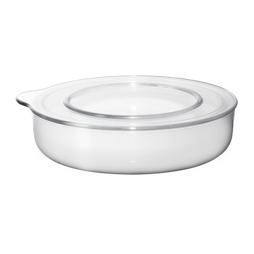 LJUST Contenitore con coperchio IKEA Ideale per conservare e servire la carne, il formaggio, ecc. 