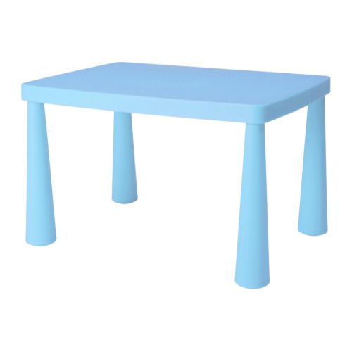 MAMMUT Tavolo per bambini IKEA La plastica è resistente e facile da pulire. 