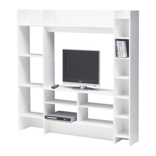 MAVAS Mobile TV/video/stereo IKEA Fa spazio non solo alla TV e al lettore di DVD, ma anche alla tua raccolta di CD e DVD.   Tutto a portata di mano. 
