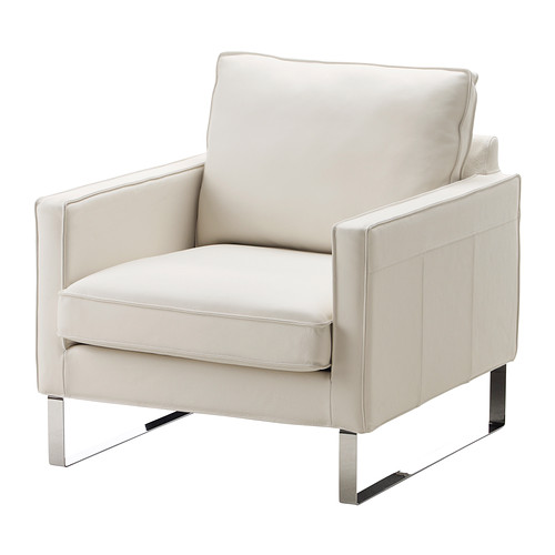 MELLBY Poltrona IKEA Pelle morbida, resistente e di facile manutenzione.   Conserva nel tempo la sua bellezza. 