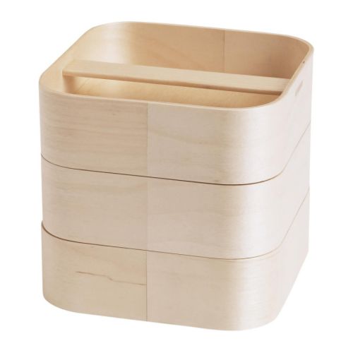 MIEN Contenitore IKEA Portatutto a tre piani: perfetto per i fermagli per i capelli, i gioielli e altro ancora. 