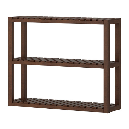 MOLGER Mensola IKEA Grazie ai ripiani a giorno, puoi tenere a portata di mano gli oggetti che usi spesso. 