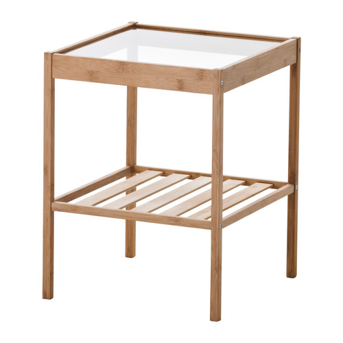 NESNA Comodino IKEA Bambù, un materiale naturale resistente. 