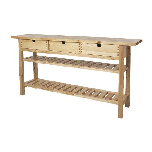 NORDEN Console IKEA Legno massiccio: un materiale naturale resistente. 