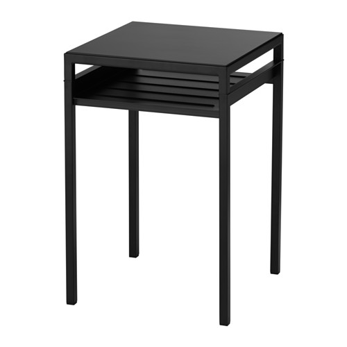 NYBODA Tavolino con piano reversibile nero/beige IKEA