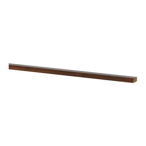 PERFEKT ROCKHAMMAR Lista sottopensile profilata IKEA Si può montare sopra o sotto i pensili.  Si può tagliare alla lunghezza desiderata. 