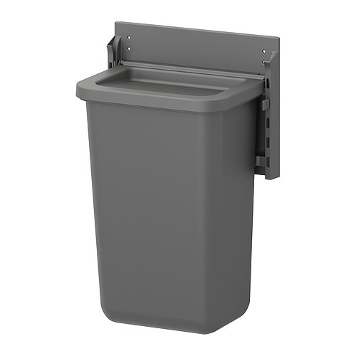 RATIONELL Contenitore per compost IKEA Rete sul fondo del contenitore: permette ai rifiuti umidi di asciugarsi, prevenendo i cattivi odori. 