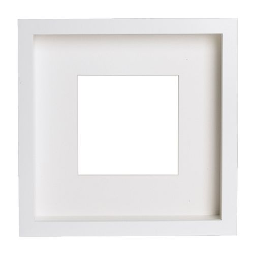 RIBBA Cornice IKEA Cornice molto profonda: il soggetto si può posizionare nella parte anteriore o in quella posteriore. 