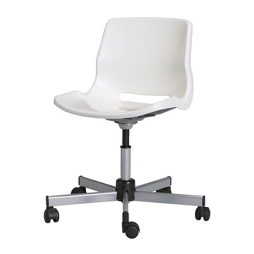 SNILLE Sedia da ufficio IKEA Regolabile in altezza, per garantire una seduta confortevole.  Resistente e facile da pulire. 