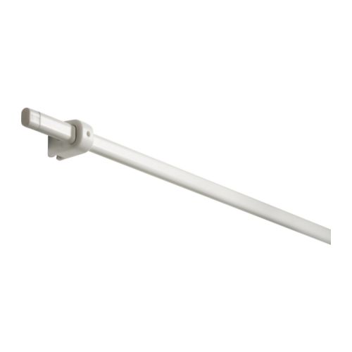 TACKSAM Set bastone per tenda IKEA Set completo di accessori di fissaggio a parete e bastone per tende: pronto da appendere. 