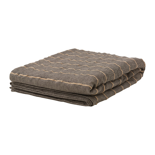 TALLÖRT Copriletto IKEA Gli spessi fili di iuta tessuti nel cotone donano al copriletto una texture decorativa. 