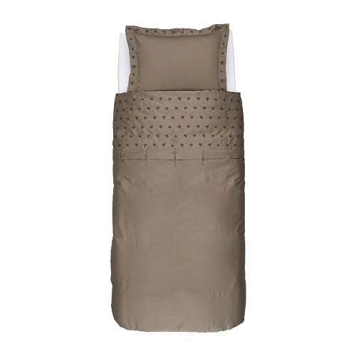 TANJA BRODYR Copripiumino e 2 federe IKEA Biancheria da letto in cotone pettinato, con superficie liscia e uniforme. 